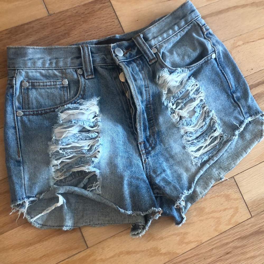 Minkpink slasher shorts, size small
